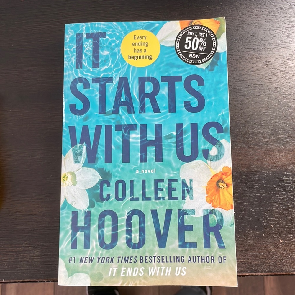 It starts with us by Colleen Hoover in great condition